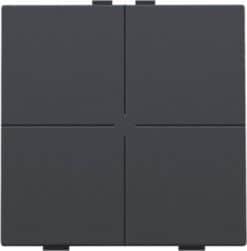 Home Control 4-voudige lichtbediening, antraciet