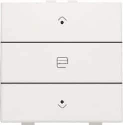 Home Control enkelvoudige bediening motorsturing met 3-v toets+led, Original wit