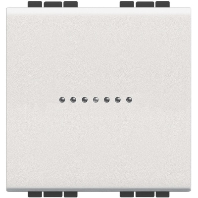 LL - enkelp schak axiaal 10A 2 modules - wit