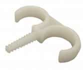 Betonplugclips PVC dubbel 21/25 mm 60 stuks