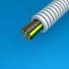 Flex voorbedrade buis 16mm + VOB 5G1,5mm² ( Per meter maximum 99 meter )