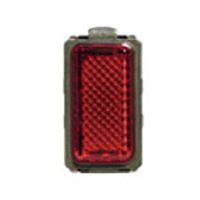 Verklikker Magic verlichtbaar 24 V,3 W, rood platte verstrooier