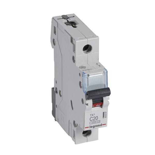 Legrand Automaat TX³ 3kA 1P C20 230/400V 1 module (403097)