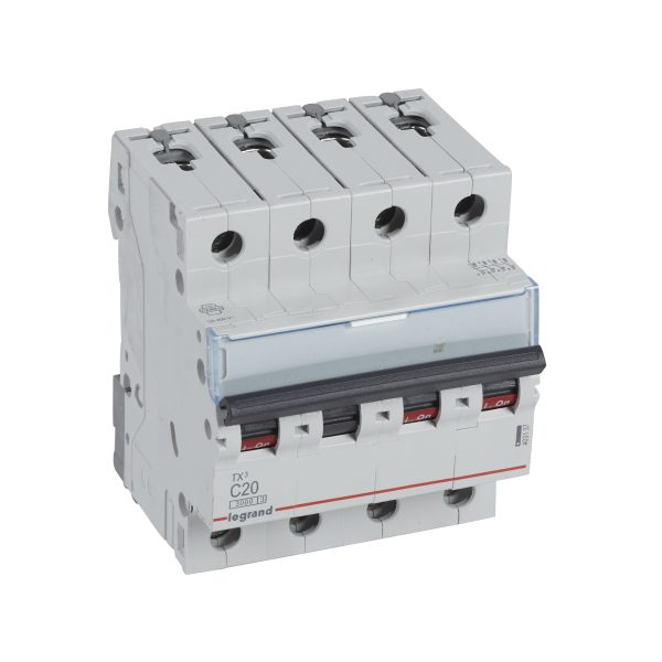 Legrand Automaat TX³ 3kA 4P C20 400V ,4 modules (403137)