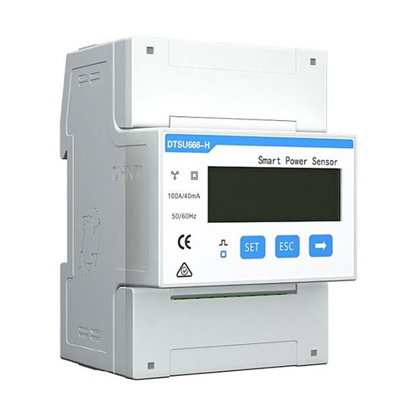 Bidirectionele energiemeter, driefasig, 250A/50mA