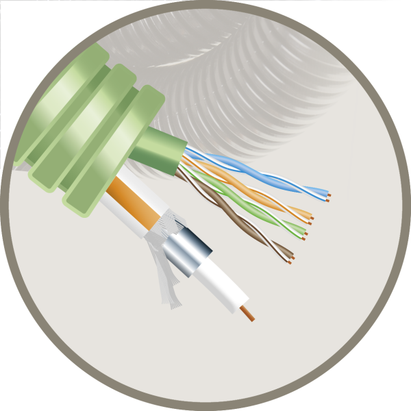 Green Flex UTP+coax