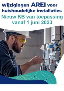 Wijzigingen AREI voor huishoudelijke installaties Nieuw KB van toepassing vanaf 1 juni 2023