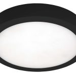 UNIBRIGHT Led opbouwer zwart - diam 145 mm - opaal plexiglas MN1458WB
