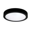 Unibright led opbouwer zwart diam 180 mm mn18014wbcct