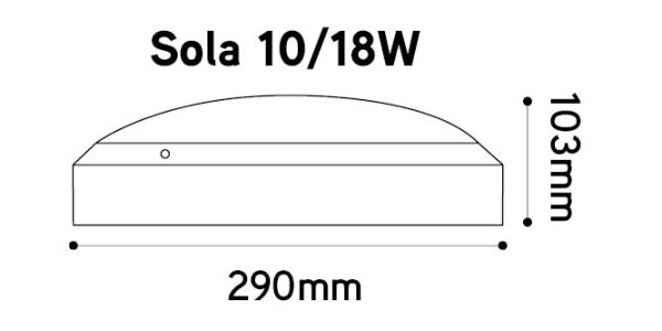 Integratech led armatuur sola so183eme