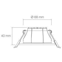 Europole inbouwspot universal wit 57016