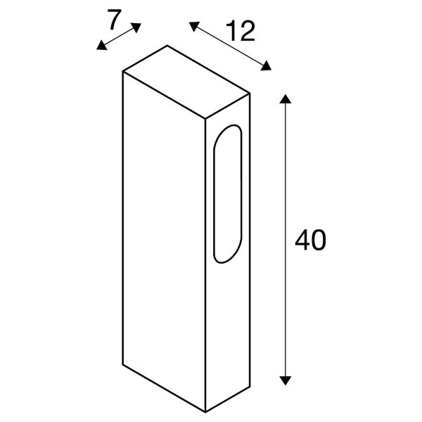 SLV SLOTBOX 40 staanlamp antraciet 232135