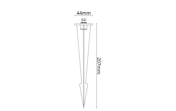 SG LIGHTING Hovden Grondpen 630026