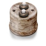 Fontini Double push button Marble decor (Reggia) 30.343.15.2