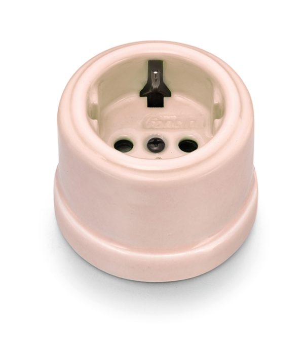 Fontini Socket with side earth contact Rose/Camille 30.202.87.2