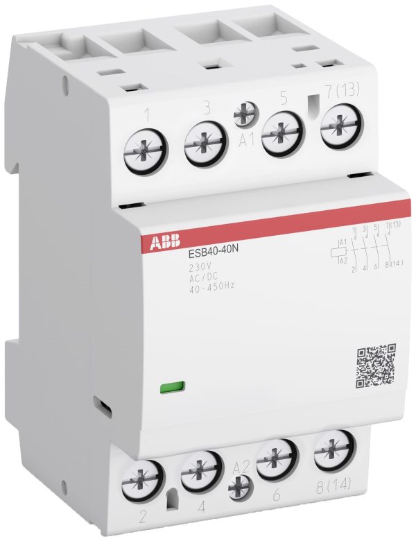 ABB - Modulaire installatiemagneetschakelaar 4 NO contacten Spoelspanning: 230V AC/DC - 1SAE341111R0640