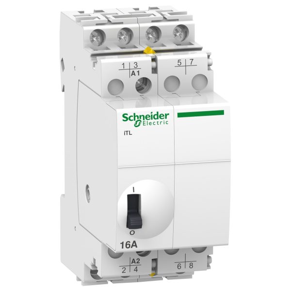 Schneider Distribution - Teleruptor iTL16A 4NO 230Vac 50-60Hz 110Vdc - A9C30814