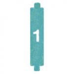 BTICINO                 TICINO CONFIGURATIE-ELEMENT N° 1 VOOR MYHOME - VERPAKT PER 10 STUKS 3501/1