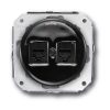 Fontini Garby Colonial (inbouw) Dubbele aansluiting RJ12 + RJ45 Cat.6 31.708.27.2