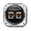 Fontini Garby Colonial (inbouw) Dubbele aansluiting RJ45 Cat.6A 31.761.27.2