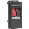 BTICINO - Living Now luidspreker contactdoos zwart-rood connector volledig apparaat zwart - KG4294