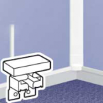 LEGRAND Einddeksel voor zelfklemmende DLP lijst 40 x 25 mm - wit 031214