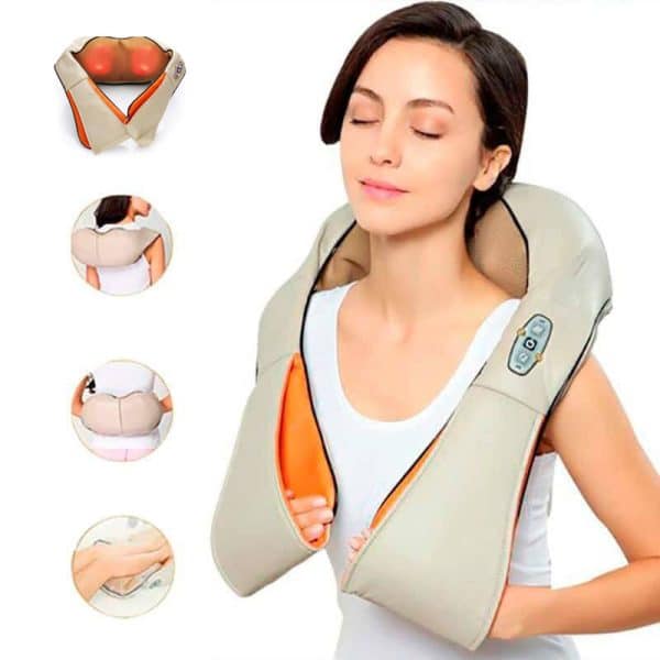 Massage & varmepude til nakke/skulder & ryg (Shiatsu V2)