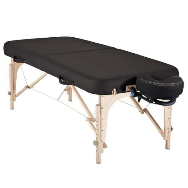 Earthlite Spirit Reiki Transportabel Luksus Massagebriks - Black | Sort / 71 cm- Transportabel brikse - Sammenklappelig - Hos BodyMindCompany
