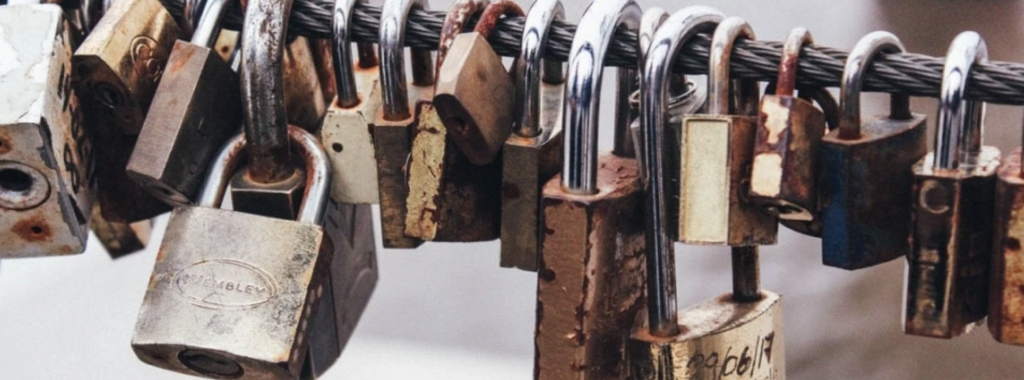 secure with a lock Locks for doors and windows