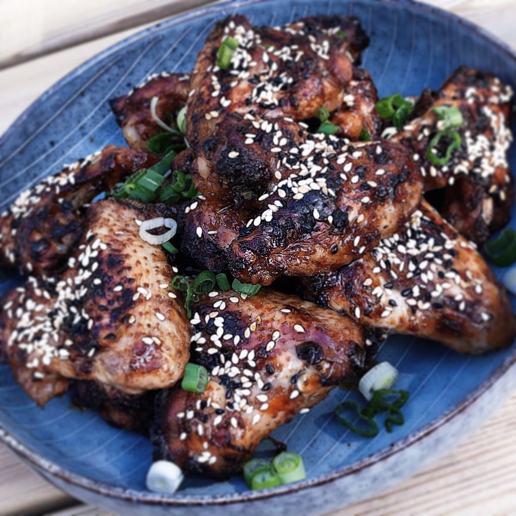 Honungsglaserade Chicken Wings