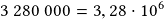 3~280~000=3,28\cdot10^6