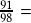 \frac{91}{98} = 