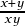  \frac{x+y}{xy}