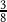 \frac{3}{8}