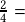 \frac{2}{4}=