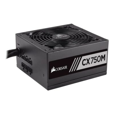 Corsair CX750M Alimentation PC (Semi-Modulaire, 80 PLUS Bronze, 750 Watt, EU) Noir CP-9020061-EU