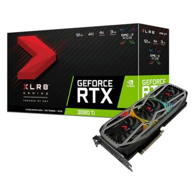 PNY Carte graphique GeForce RTX ™ 3080 Ti 12 Go XLR8 Gaming Triple Fan REVEL EPIC-X RGB ™