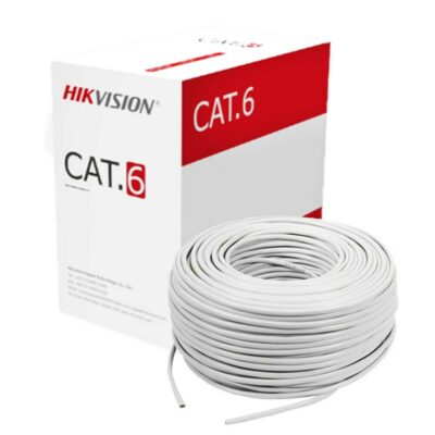 Bobine Cable Réseau Cat 6 Hikvision DS-1LN6U-W/CCA – 305 Mètres