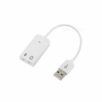 Carte son USB externe avec prises Micro et Casque 7.1