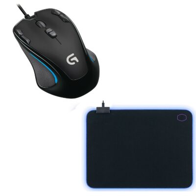Logitech G Gaming Mouse G300s + MP750-LRGB PAD