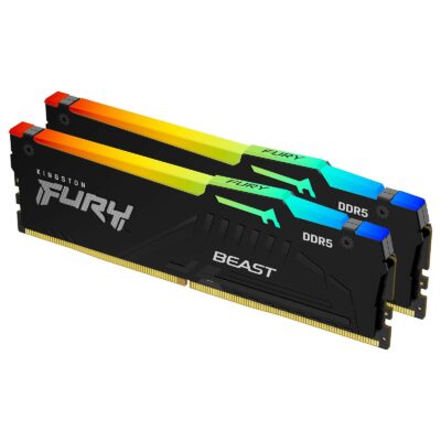 Kingston FURY Beast RGB 16 Go (2 x 8 Go) DDR5 6000 MHz CL40