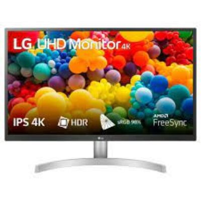 MONITOR 27″ HDMI DISPLAYPORT LG 27UL500P-W 4K 3840 x 2160  IPS