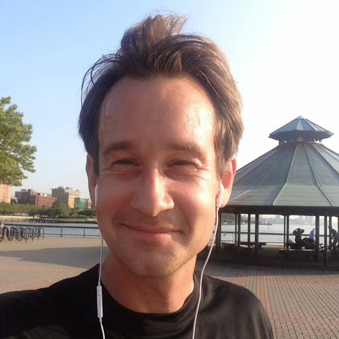 På morgonjogg i New Jersey