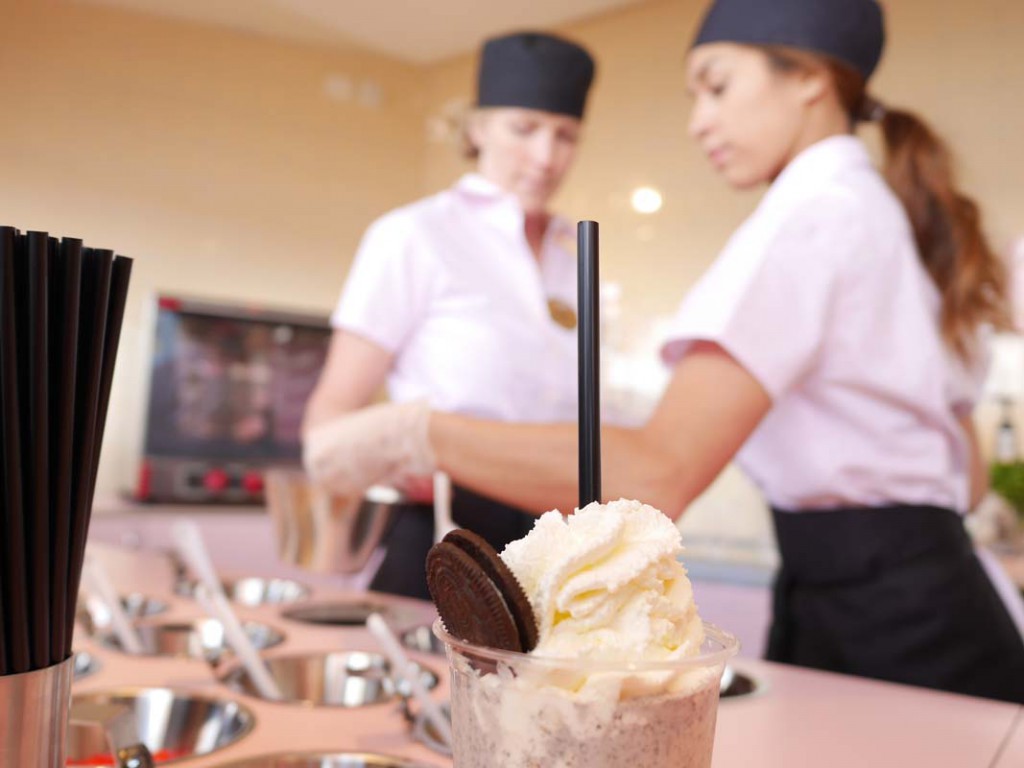 Jetline milkshakes på Gröna Lund