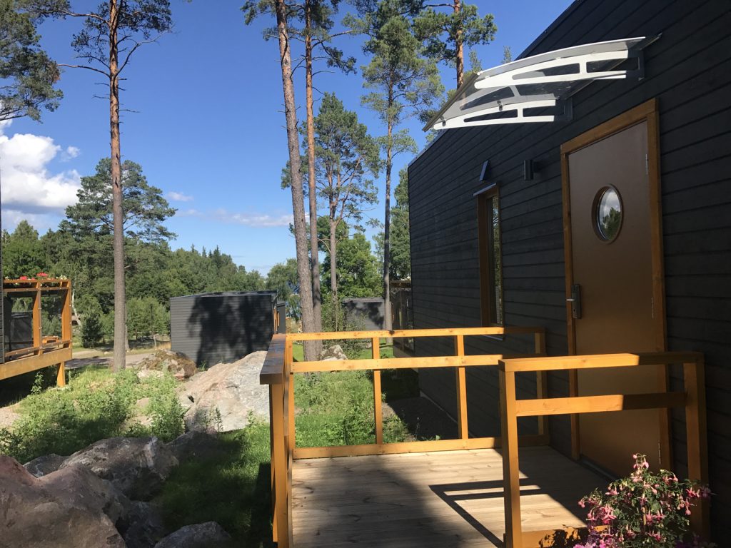 Havsstuga Furiviks på camping