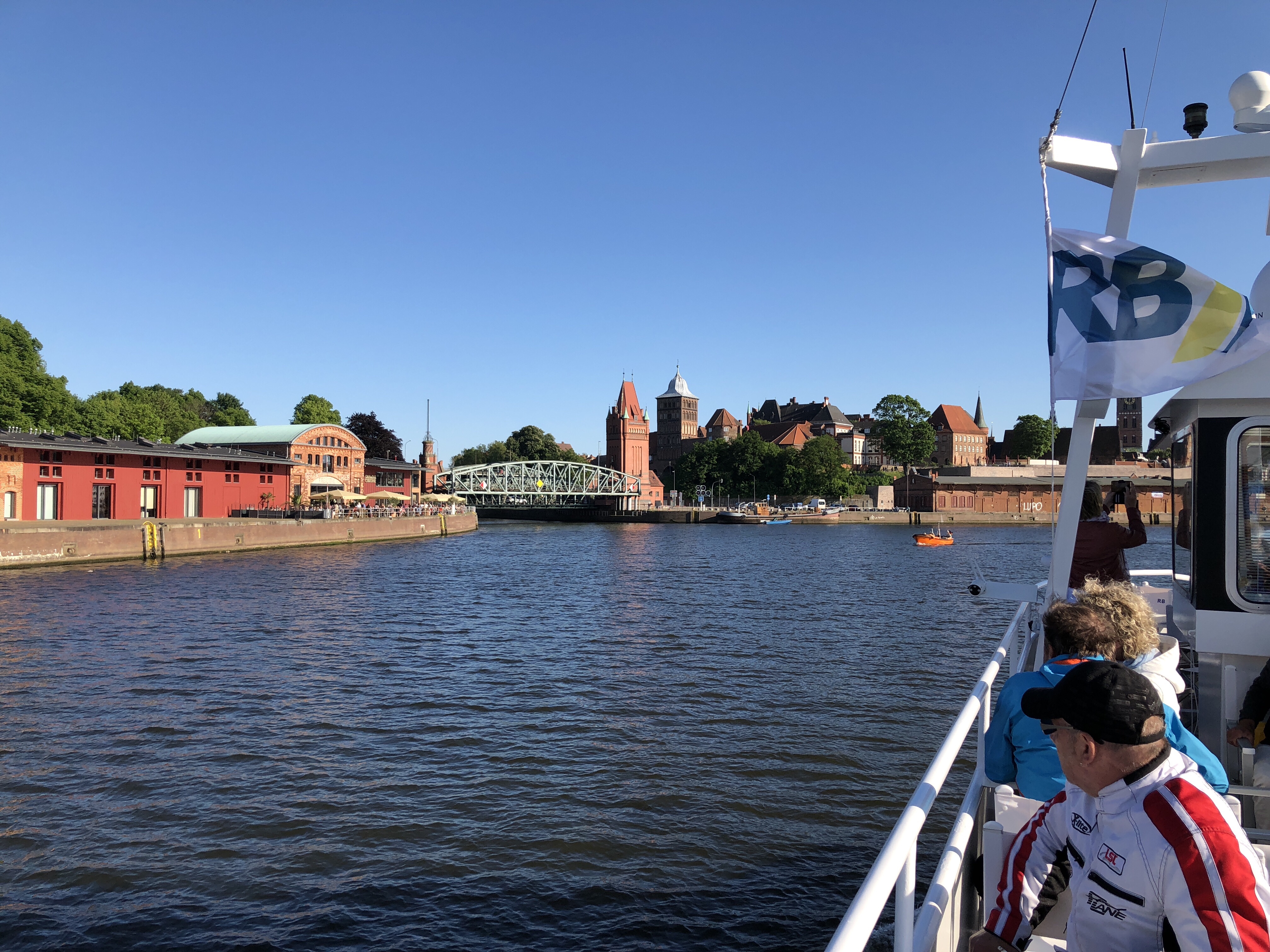 Båt från Travemünde till Lubeck