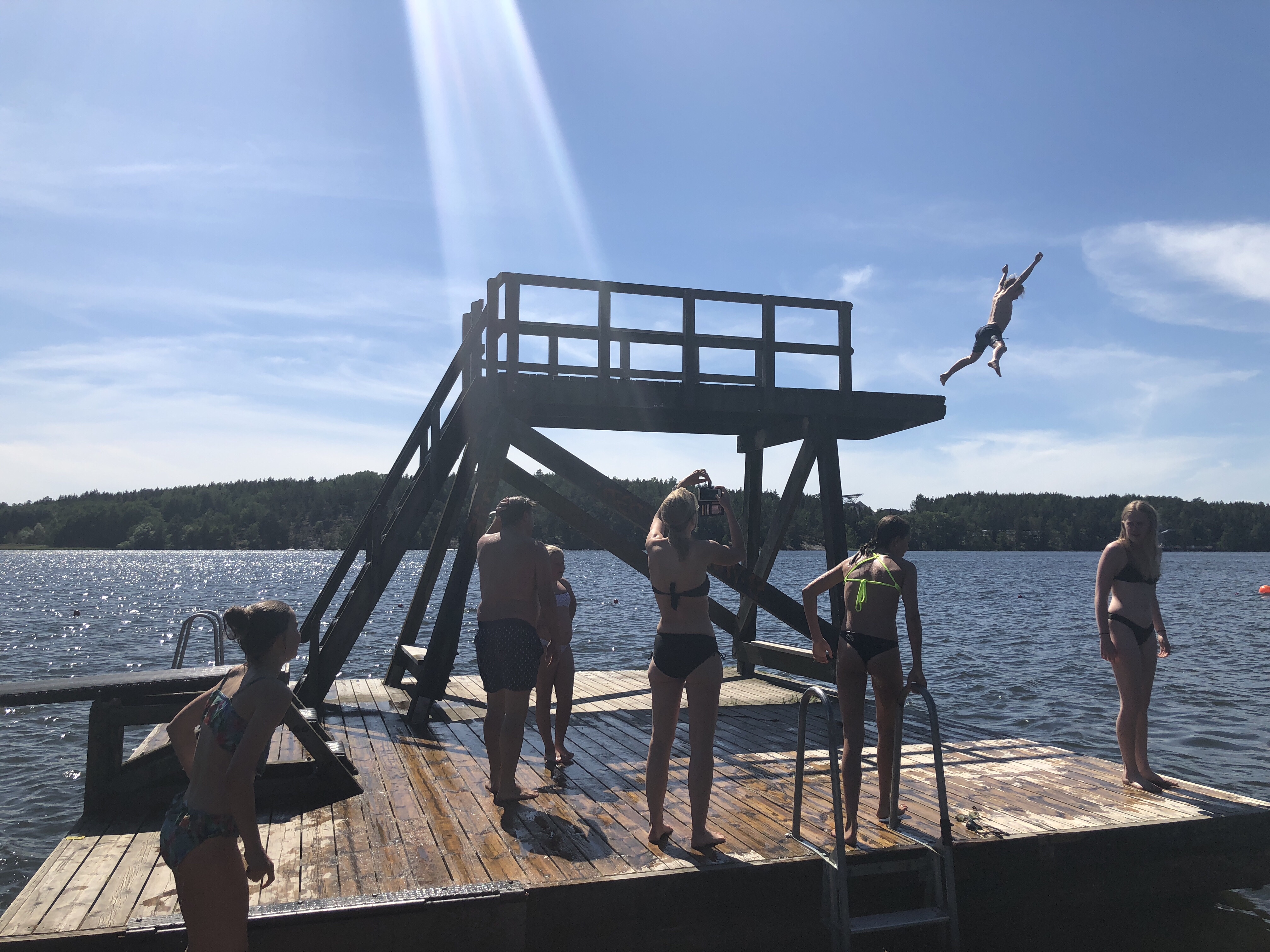 Kaananbadet - stor badplats med hopptorn