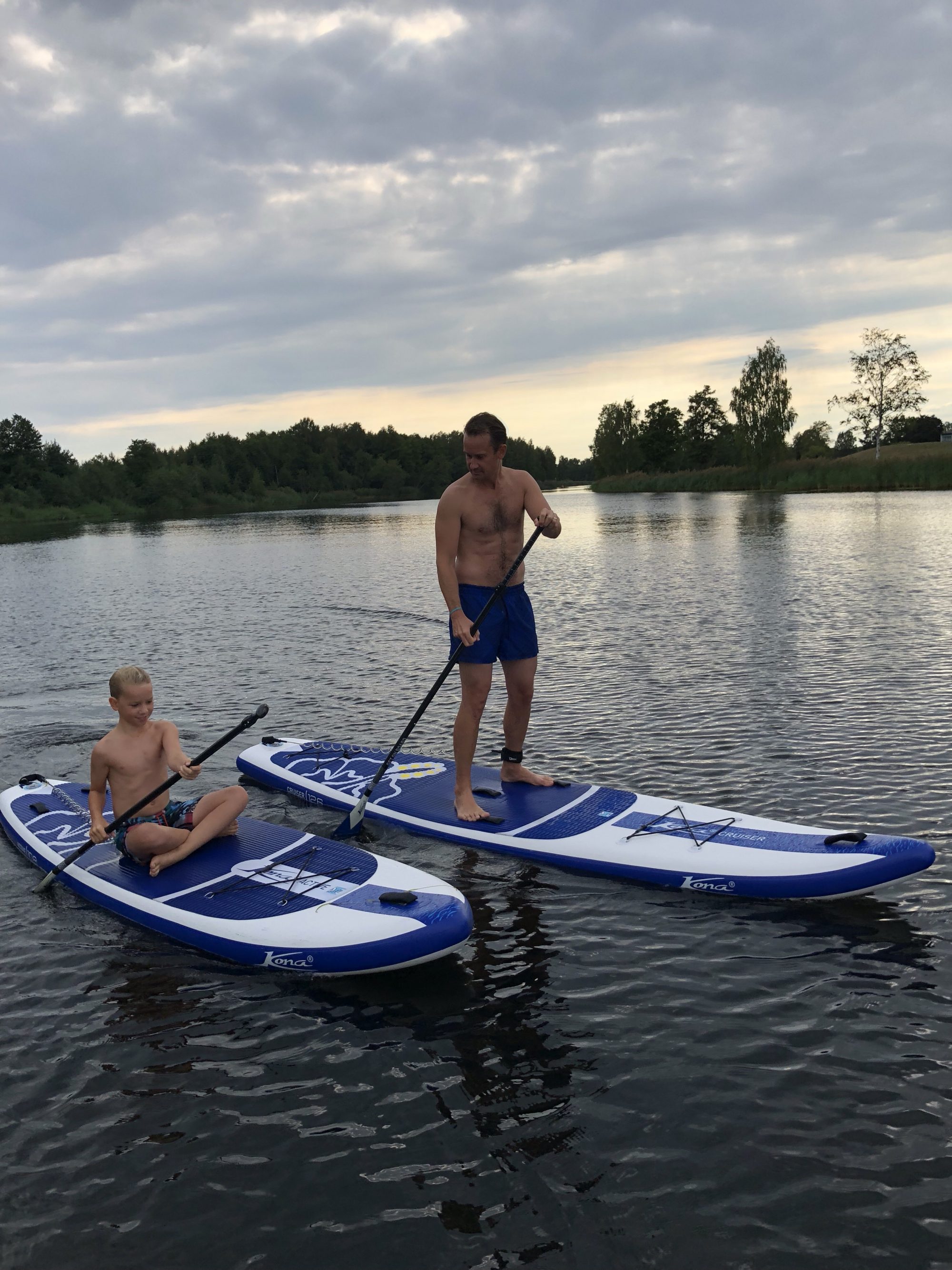 Stand up paddling på Klarälven