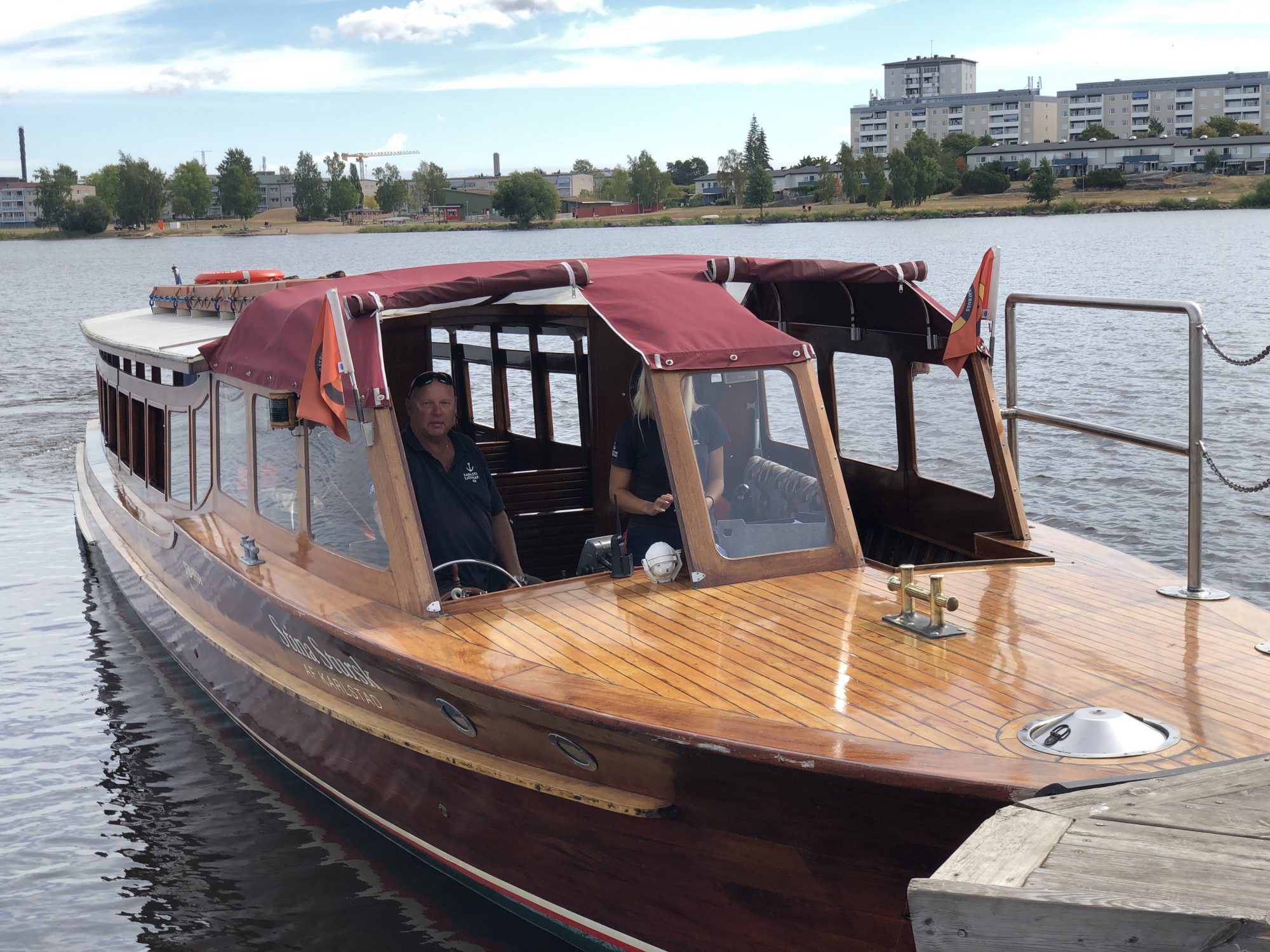 Mariebergsskogen i Karlstad Båtbuss