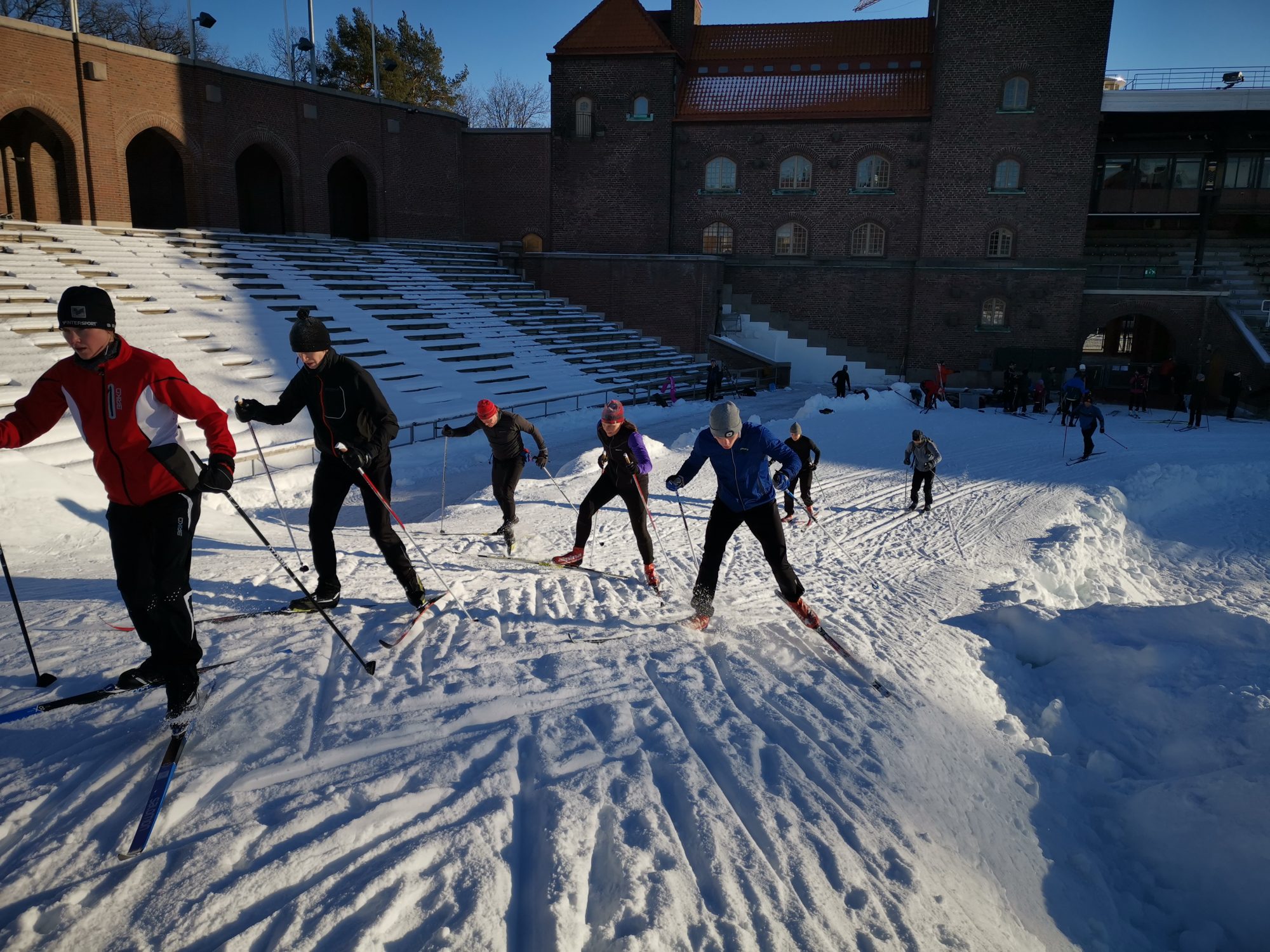 Längdåkning på Stadion